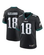 Youth Philadelphia Eagles #18 Jaire Alexander Black Game Jersey (Black)