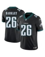 Youth Philadelphia Eagles #26 Saquon Barkley Black F.U.S.E. Vapor Untouchable Limited Stitched Football Jersey