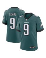 Youth Philadelphia Eagles #9 Makai Lemon Green 2026 NFL Draft Game Jersey
