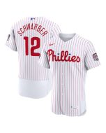 Youth Philadelphia Phillies #12 Kyle Schwarber White 2026 All-Star Game Authentic Jersey