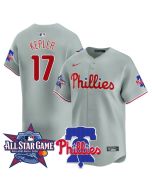 Youth Philadelphia Phillies #17 Max Kepler Gray 2026 MLB All-Star Jersey
