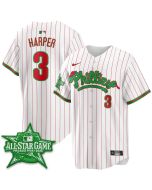 Youth Philadelphia Phillies #3 Bryce Harper White 2026 MLB All-Star Jersey (White)