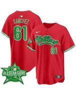 Youth Philadelphia Phillies #61 Cristopher Sanchez Red 2026 MLB All-Star Jersey (2026)