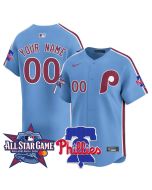 Youth Philadelphia Phillies Light Blue 2026 MLB All-Star Custom Jersey