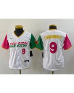 Youth San Diego Padres #9 Jake Cronenworth 2022 White City Connect Stitched Baseball Jersey