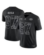 Youth San Francisco 49ers #97 Nick Bosa Black 2026 Salute to Service Vapor F.U.S.E. Limited Jersey