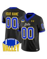 Youth South Dakota State Jackrabbits Black 2025 Vapor F.U.S.E. Limited Custom Jersey
